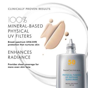 SkinCeuticals Physical Fusion UV Defense proven results graphic