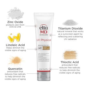 EltaMD UV Physical sunscreen ingredients