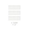 Silagen Silicone Gel Sheeting Scar Strips 3 Clear 1x3