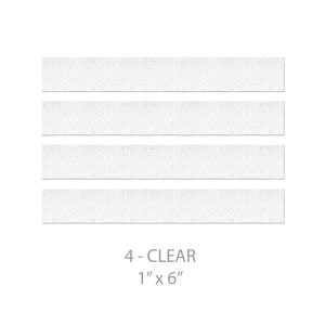 Silagen Silicone Gel Sheeting Scar Strips 4 Clear 1x6