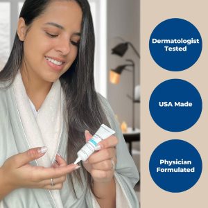 Arnica + Vitamin K Cream tube model with info graphic