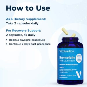 VitaMedica Bromelain with Quertin how to use