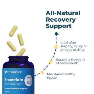 VitaMedica Bromelain with Quertin recovery support