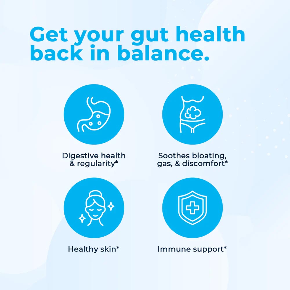 VitaMedica Daily Balance Probiotics gut balance bullet points