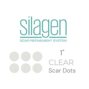 Silagen Silicone Gel 1" Dots for Scars - Sheet of 6 Dots